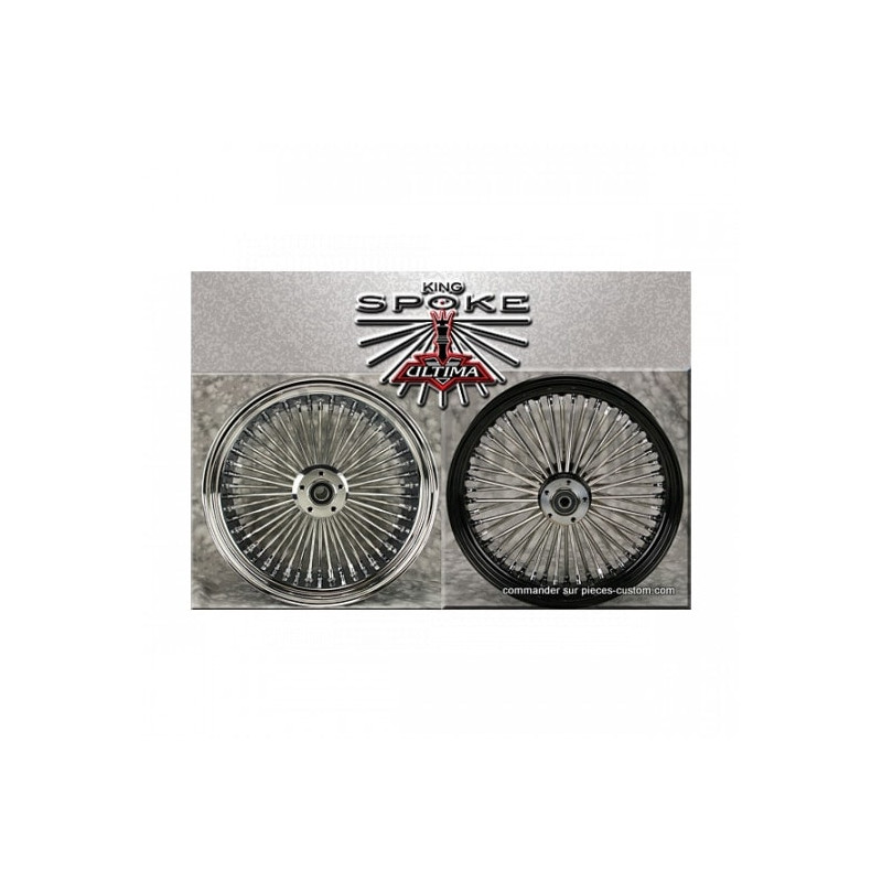 Roue-avant-26-x-3-5-King-Spoke-noir-chrome-simple-disque-ref-37-541