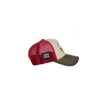 Casquette-King-Kerosin-Ride-Free-live-Free-blanc-cassé-et-vert-MCS-700435-3