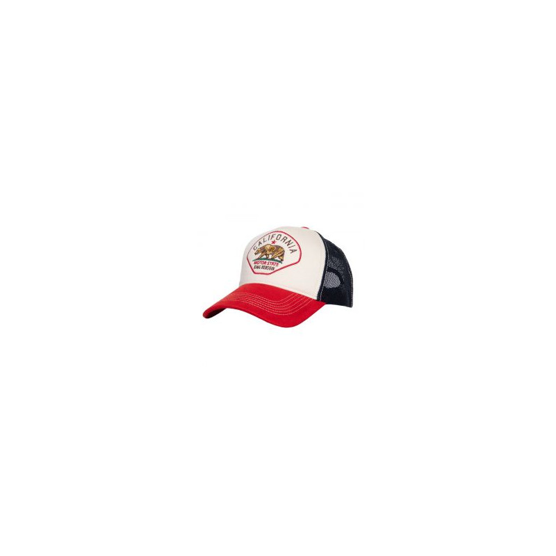 Casquette-King-Kerosin-California-blanc-cassé-rouge-MCS-996336