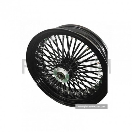 Roue-avant-23-x-3-5-King-Spoke-Noir-simple-disque-axe-1-pouce-ref-37-734