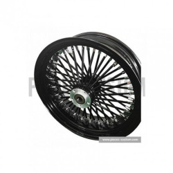 Roue arrière 18" x 8.5" King Spoke Noir Axe 1"