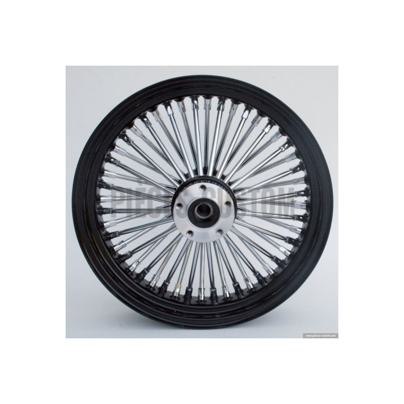 Roue-avant-26-x-3-5-King-Spoke-noir-et-chrome-double-disque-ref-37-561