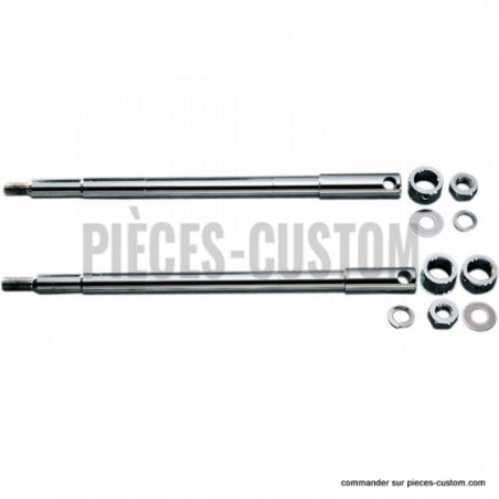 Kit-axe-de-roue-avant-Chromé-pour-Dyna-Softail-et-Touring-FXDWG-ref-DS223033