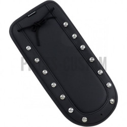 Plastron-Saddlemen-noir-clouté-pour-Softail-FXST-et-FLST-de-2000-à-2006-ref-14050271