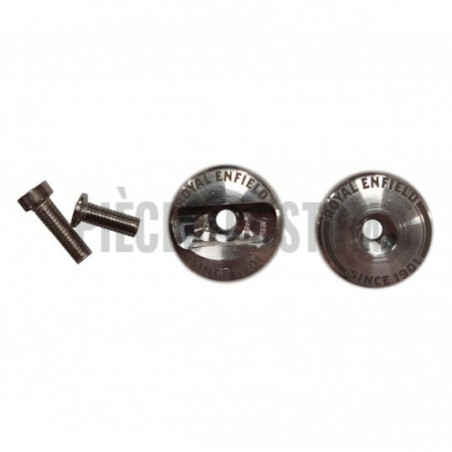 Embouts-de-guidon-décapsuleur-Silver-pour-Royal-Enfield-650-ref-EMBGDECAP650