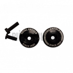 Embouts-de-guidon-décapsuleur-Noir-pour-Royal-Enfield-650-ref-EMBDECAP650N