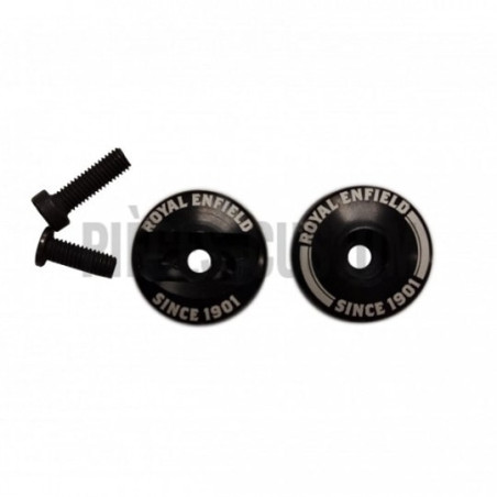 Embouts-de-guidon-décapsuleur-Noir-pour-Royal-Enfield-650-ref-EMBDECAP650N
