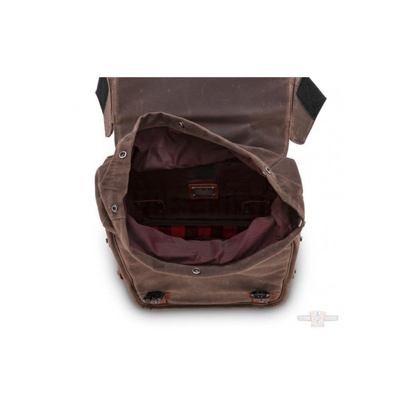 Sacoches-cavalières-par-Burly-Voyager-Dark-Oak-en-coton-ciré-ref-913824