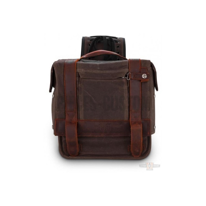 Sacoches-cavalières-par-Burly-Voyager-Dark-Oak-coton-ciré-ref-913824