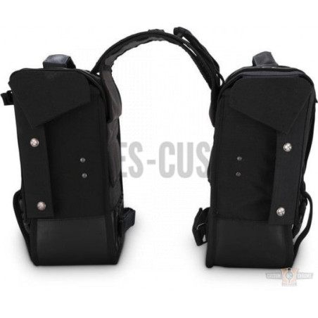 Sacoches-cavalières-Burly-Voyager-finition-Noir-Cordura-ref-913823