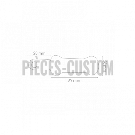 Porte-vignette-tube-gris-en-alu-ref-IN853