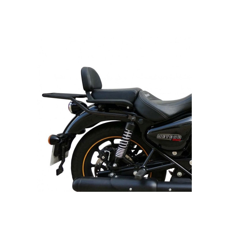 Porte-paquet-noir-pour-Royal-Enfield-Meteor-350-ref-1772NE