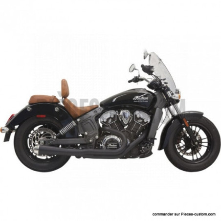 Echappement-2-en-1-Road-Rage-Noir-Indian-2015-à-2021-ref-18102353