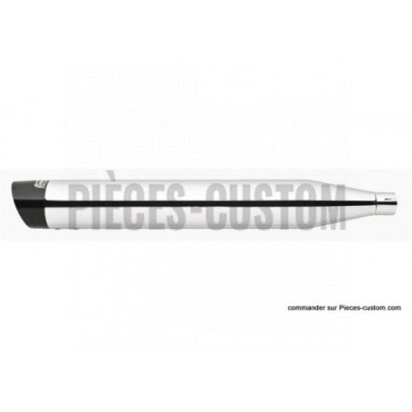 Silencieux-Liberty-4-pouces-Chrome-Noir-Scout-de-2014-à-2017-ref-IIN00028