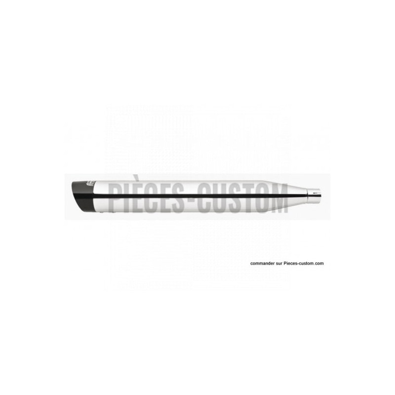 Silencieux-Liberty-4-pouces-Chrome-Noir-Scout-de-2014-à-2016-ref-IIN00068