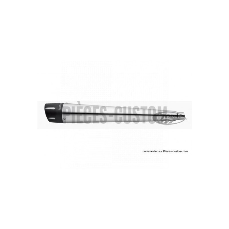 Silencieux-Combat-4-pouces-et-demi-Chrome-Noir-Indian-2014-à-2017-ref-IIN00052