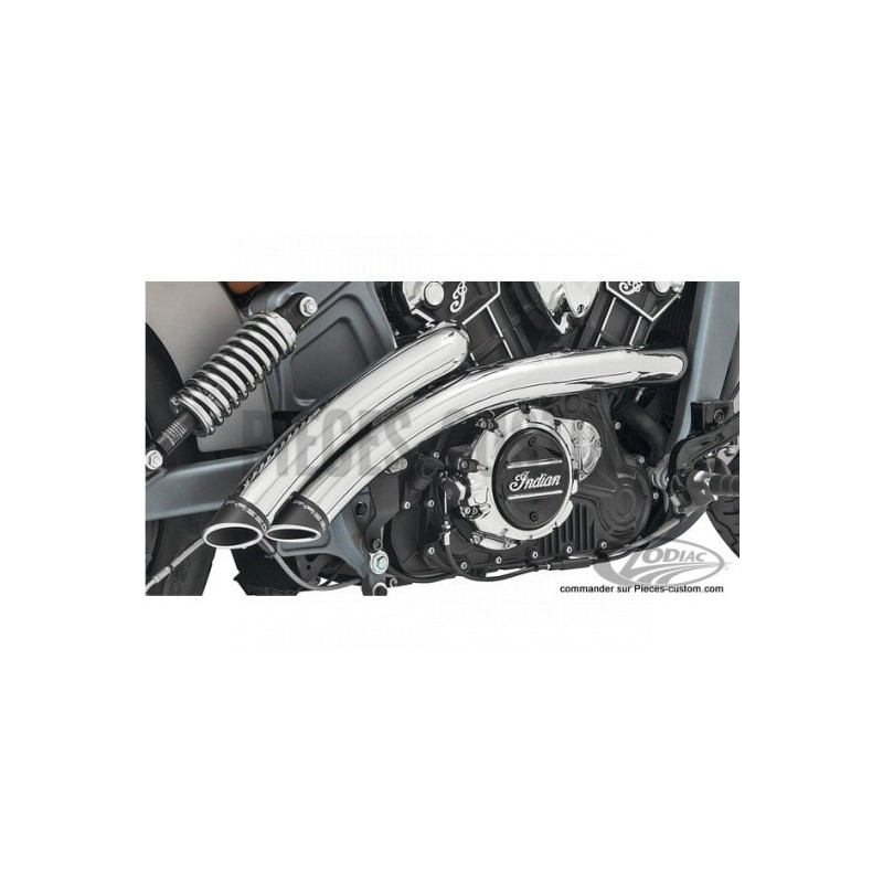 Echappement-Radical-Chrome-Noir-pour-Scout-de-2015-à-2024-ref-IIN00075