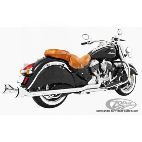 Echappement-Sharktail-Chrome-Indian-de-2014-à-2021-ref-IIN00036