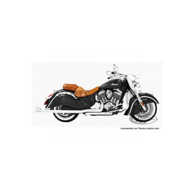 Echappement-Sharktail-Chrome-pour-Chief-Road-ref-IIN00047