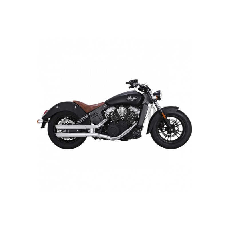 Silencieux-Twin-Slash-3-pouces-chromé-Indian-Scout-de-2015-à-2023-ref-18011230