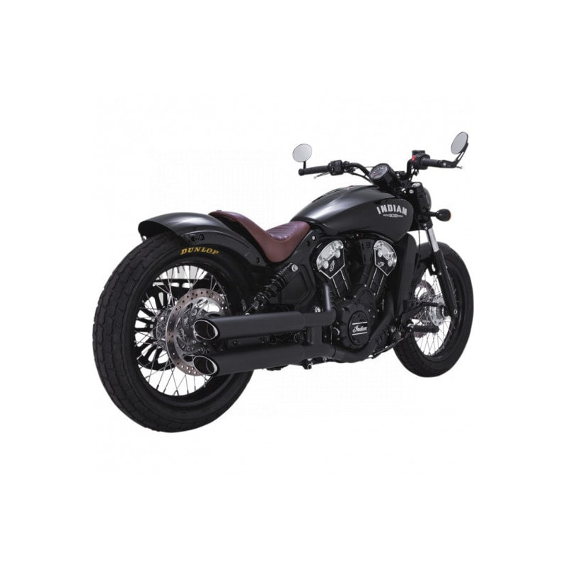 Silencieux-Twin-Slash-3-pouces-Noir-pour-Indian-Scout-de-2015-2023-ref-18011231