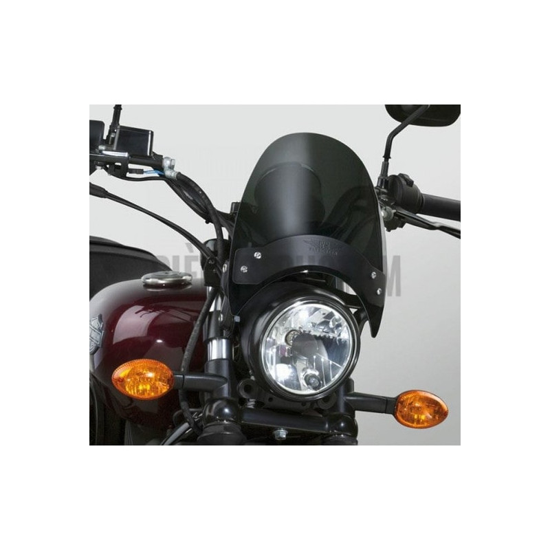 Saute-vent-National-Cycle-teinté-foncé-avec-supports-noirs-8-5-pouces-jusque-43-mm-ref-895512