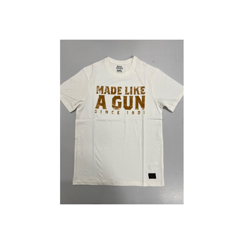 T-shirt-Royal-Enfield-MLG-Blanc-Homme-ref-RLATSS230042