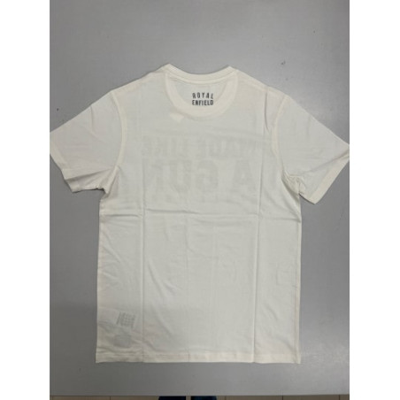T-shirt-par-Royal-Enfield-MLG-Blanc-pour-Homme-ref-RLATSS230042
