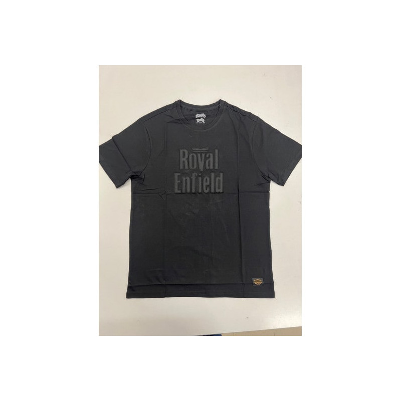 Tee-Shirt-Homme-Royal-enfield-Patch-noir-ref-RLATSA230658