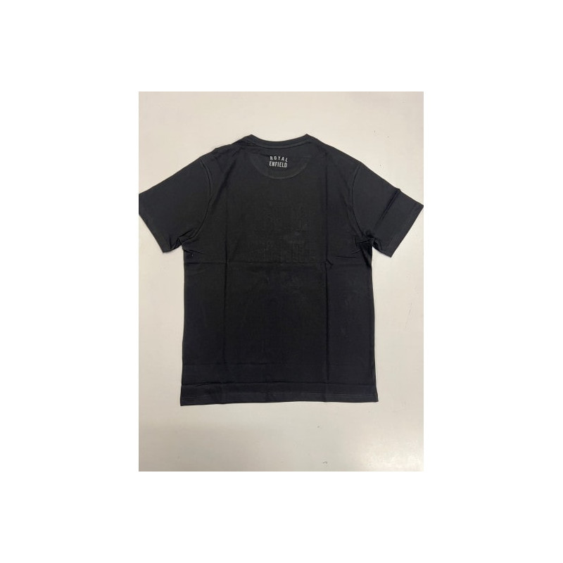 Tee-Shirt-Homme-par-Royal-enfield-Patch-noir-ref-RLATSA230658