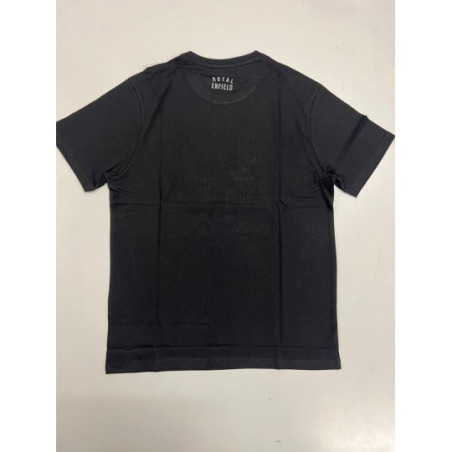 Tee-Shirt-Homme-par-Royal-enfield-Patch-noir-ref-RLATSA230658