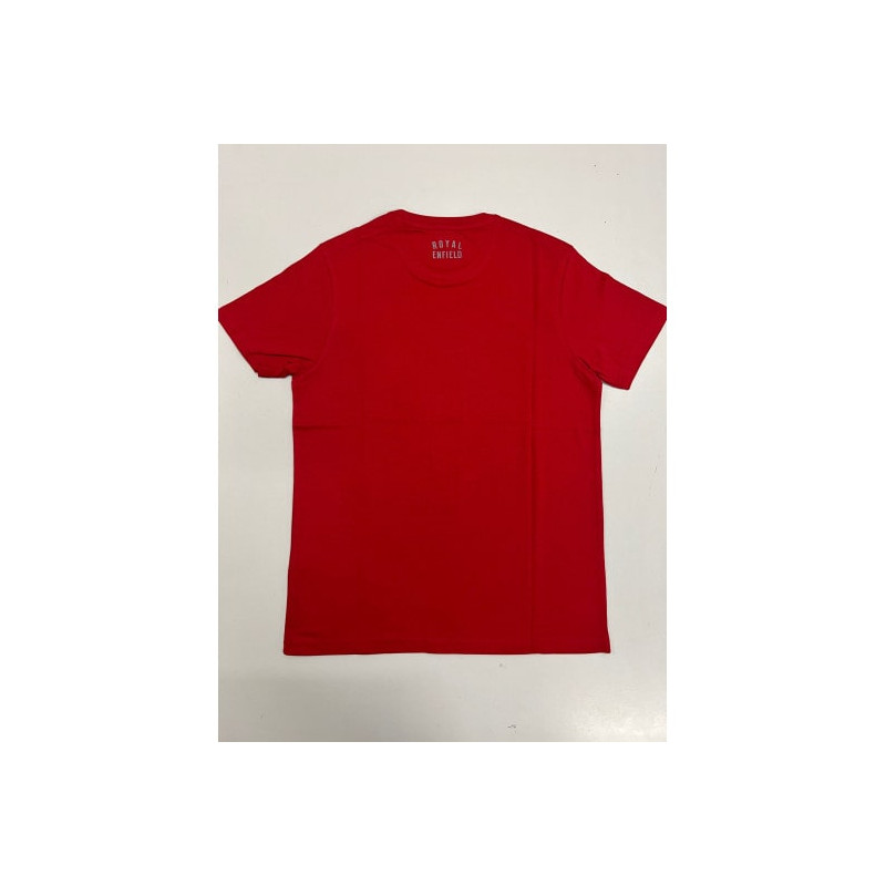 Tee-Shirt-Homme-par-Royal-Enfield-1901-Rouge-ref-RLATSA230346