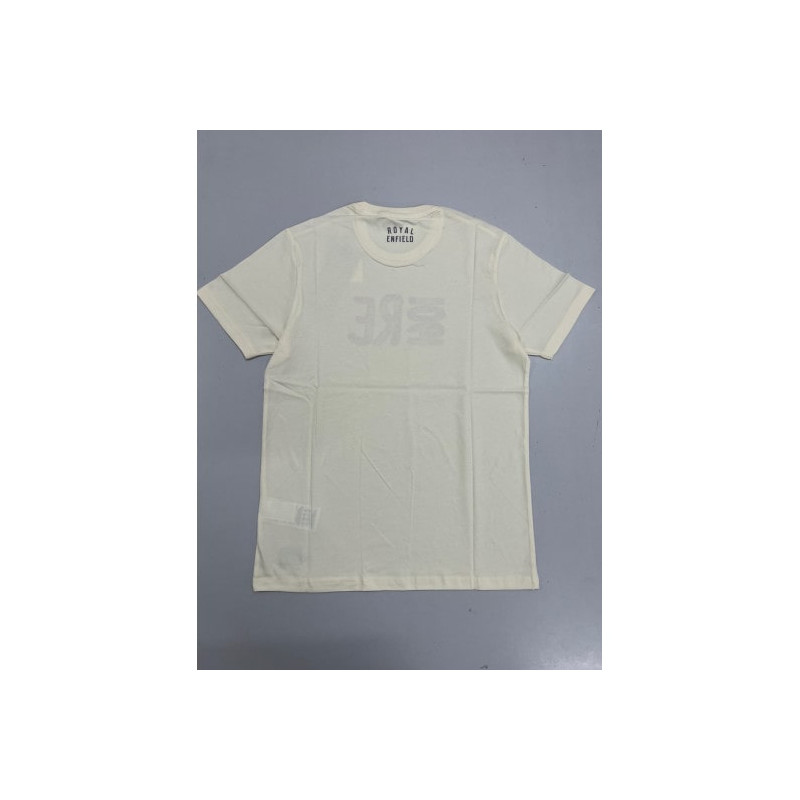 Tee-Shirt-Homme-par-Royal-Enfield-1901-Blanc-ref-RLATSA230338