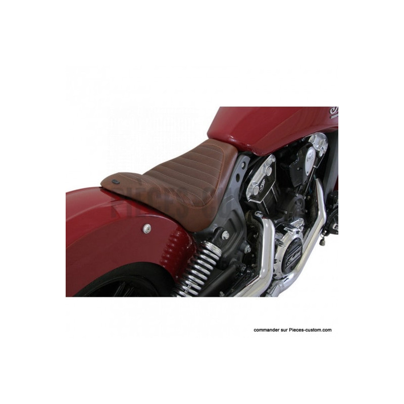 Selle-solo-RSD-Enzo-marron-pour-Indian-2015-2024-ref-08020881
