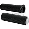 Poignées-Arlen-Ness-Fusion-Knurled-chrome-pour-modèles-de-1973-à-2022-ref-06301041
