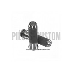 Poignées-Custom-Black-cut-par-Drag-Specialties-pour-modèles-de-2008-à-2024-ref-06301613