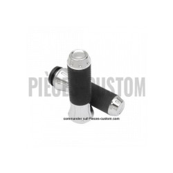 Poignées-chromées-Custom-par-Drag-Specialties-pour-modèles-de-1973-à-2022-ref-06301610