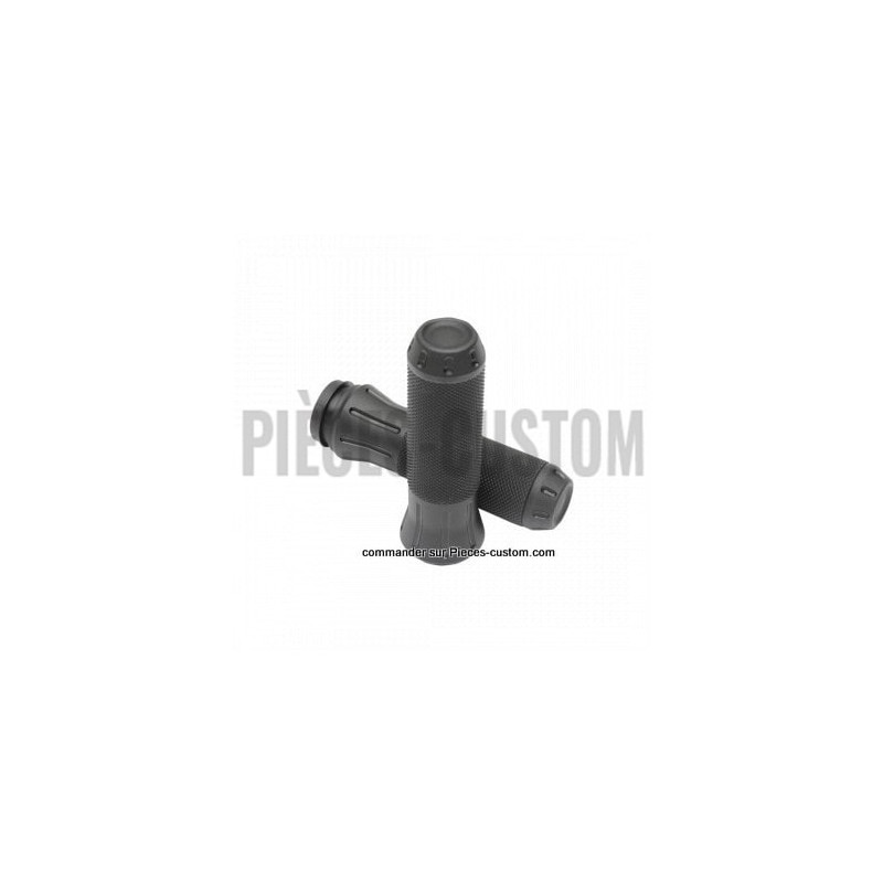 Poignées-Custom-Noir-par-Drag-Specialties-pour-modèles-de-1973-à-2022-ref-06301614