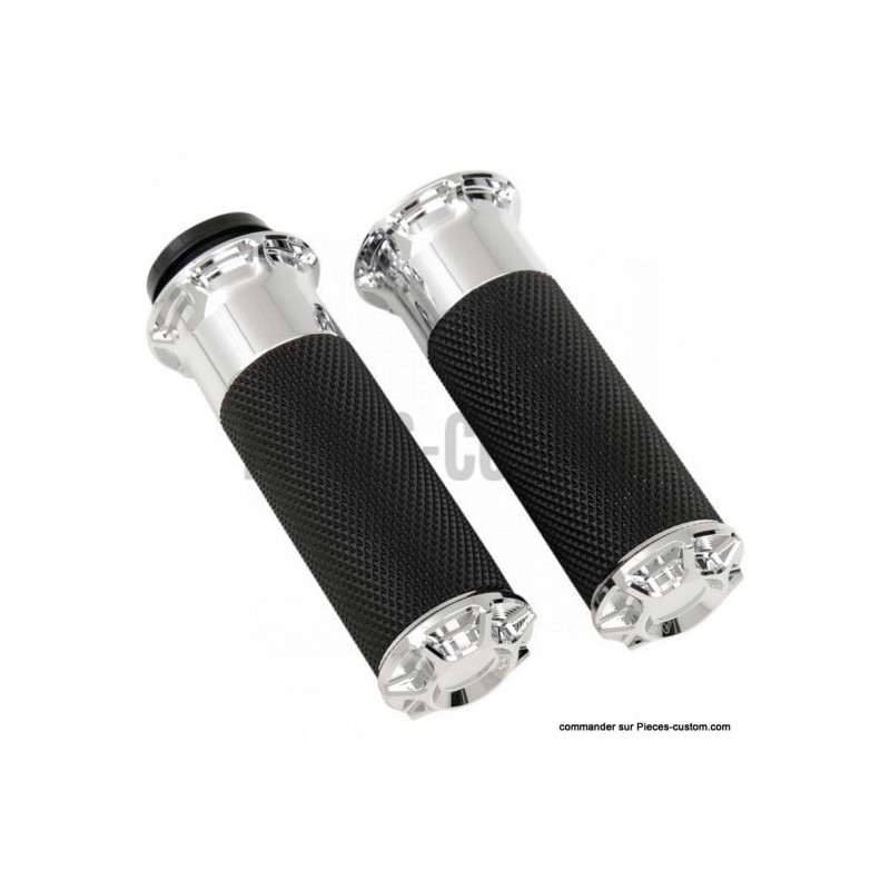 Poignées-Ness-Fusion-Beveled-chrome-pour-commandes-électroniques-de-2008-à-2024-ref-06301160