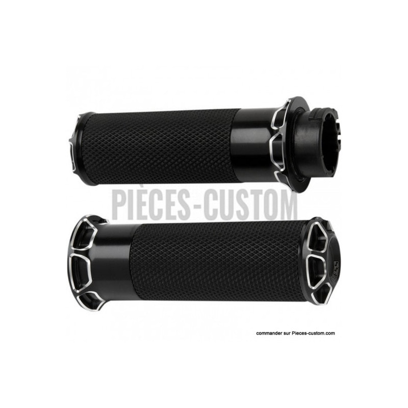 Poignées-Ness-Fusion-Beveled-Noir-pour-commandes-électroniques-de-2008-à-2024-ref-06301161