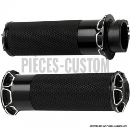 Poignées-Ness-Fusion-Beveled-Noir-pour-commandes-électroniques-de-2008-à-2024-ref-06301161