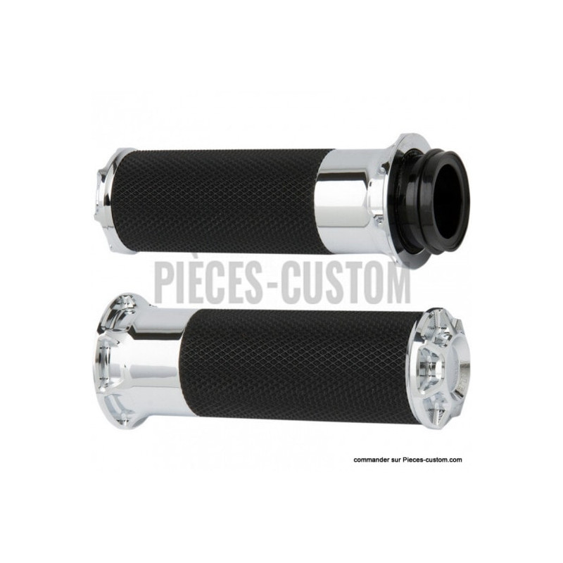 Poignées-Ness-Fusion-Beveled-chrome-pour-modèles-de-1973-à-2021-ref-06301162