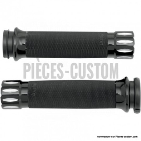 Poignées-Avon-Custom-Rival-Noir-pour-commandes-électroniques-de-2008-à-2024-ref-06301181