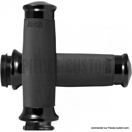Poignées-Avon-Custom-Contour-Noir-pour-commandes-électroniques-de-2008-à-2024-ref-06301706