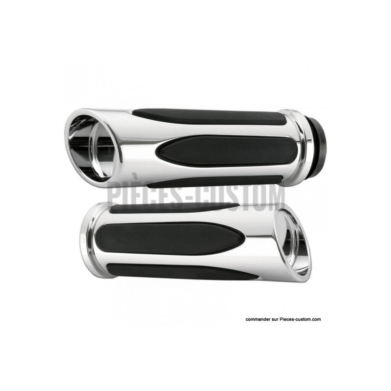 Poignées-Deep-Cut-Chrome-Ness-pour-modèles-de-1973-à-2022-ref-06300976