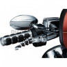Poignées-Küryakyn-Iso-Grips-chrome-Touring-et-Softail-2008-à-2021-ref-06300452