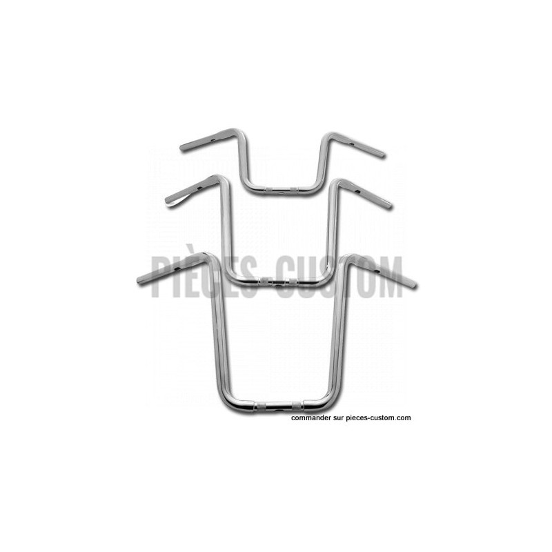 Guidon-Ape-Hanger-11-pouces-Chromé-de-1-pouce-1-quart-Big-Twin-et-Sportster-ref-693670