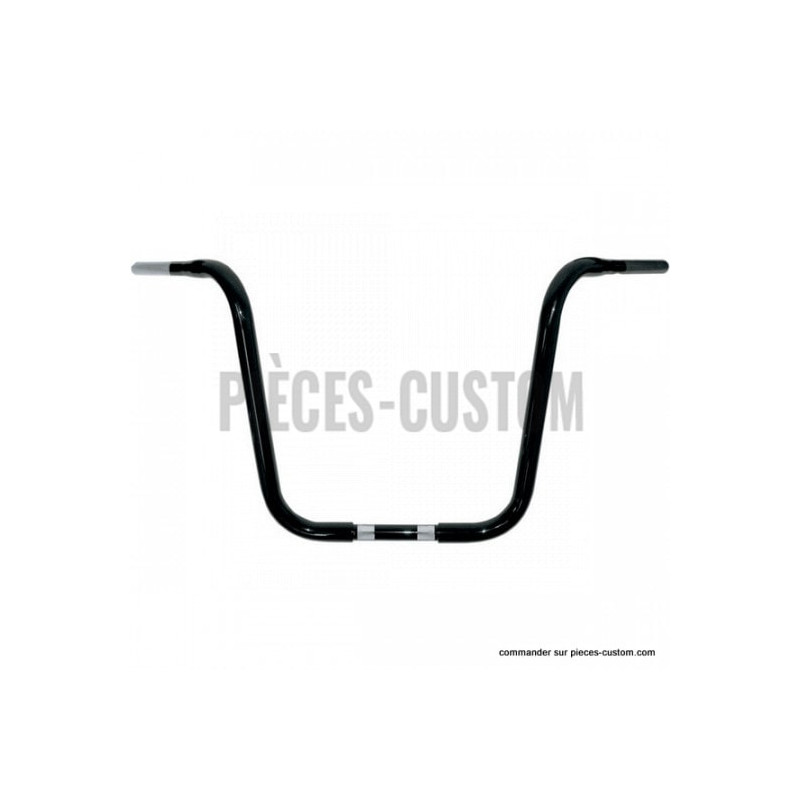 Guidon-Ape-Hanger-de-18-pouces-noir-pour-FLHR-de-2008-à-2022-ref-06011244