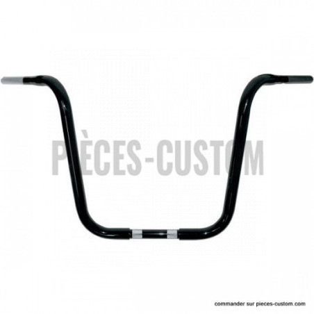 Guidon-Ape-Hanger-de-18-pouces-noir-pour-FLHR-de-2008-à-2022-ref-06011244