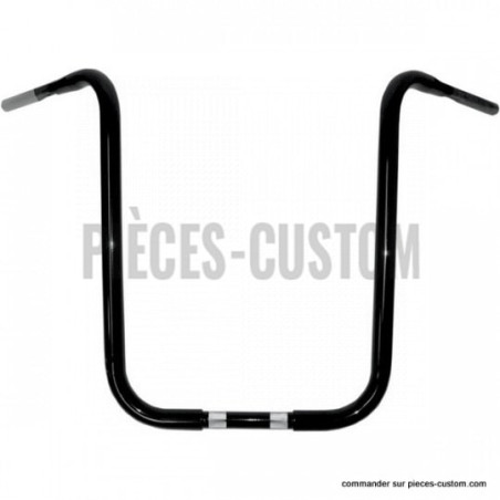 Guidon-Ape-Hanger-de-20-pouces-noir-pour-FLHR-2008-à-2022-ref-06011247